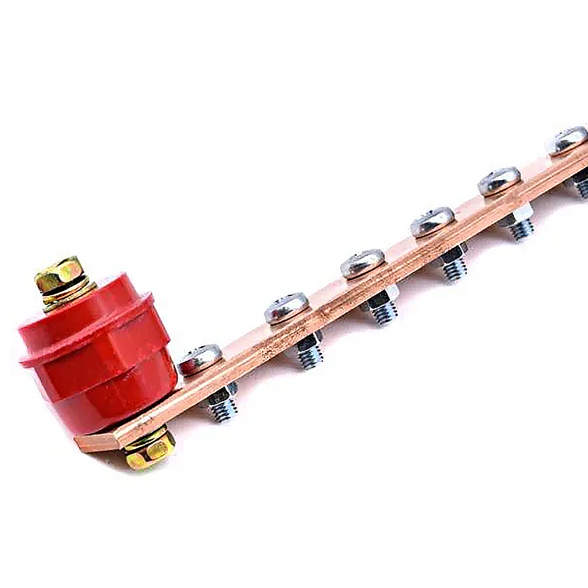 Шина заземления 19" медная